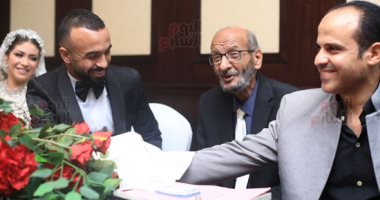 لحظة كتب كتاب أفشة بحضور نجوم الرياضة والفن.. فيديو