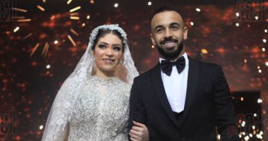 شاهد فرح أفشة بالكامل من أول السشوار والروب لحد الزفة والرقص والغناء