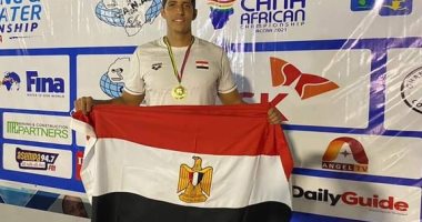 محمد سامى يضيف ذهبيتين لمصر فى بطولة إفريقيا للسباحة