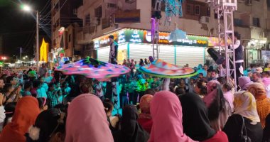 بالتنورة والألوان المبهجة.. أهالى الوادى الجديد يحتفلون بالمولد النبوى 