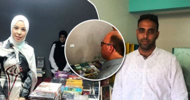 شمال سيناء تقرأ من يد شبابها.. 4 شباب ينظمون معرض للكتاب فى وسط مدينة العريش.. يعرضون 20 ألف كتاب وركن لمقتنيات أشهر محافظ لشمال سيناء.. وتتضمن الفعاليات عروض فنون تشكيلية وأمسيات شعرية.. صور  وفيديو
