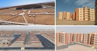 البحر الأحمر خالية من المناطق غير الآمنة. مساكن الروضة أكبر مشروع سكنى متكامل.. 850 وحدة سكنية مختلفة بالغردقة.. 238 وحدة بسفاجا و76 بالقصير و546 برأس غارب.. إجمالى التكلفة 750 مليون جنيه.. صور