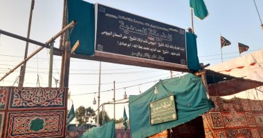 حبايب النبى شدوا الرحال.. صب الخيام استعدادا لليلة ختام المولد بأسوان (لايف)