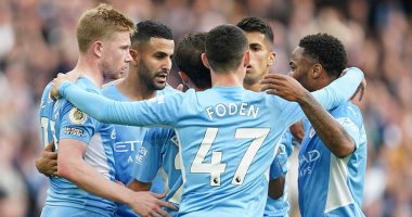 مانشستر سيتي بقيادة محرز وجريليش أمام كلوب بروج فى دوري الابطال