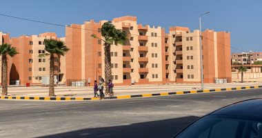 شاهد مساكن "الروضة" بديل المناطق غير الآمنة فى مدينة الغردقة.. فيديو وصور