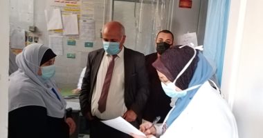 وكيل "صحة الغربية" يتفقد أعمال التطوير بمستشفى صدر طنطا.. صور