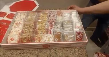 إقبال المواطنين على شراء حلوى المولد النبوى بالشرقية.. فيديو