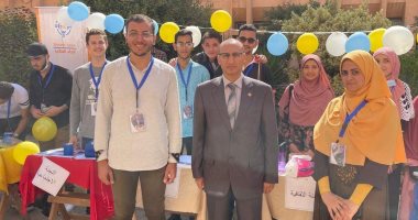 عميد الهندسة الإلكترونية فى المنوفية يفتتح معرض control بالكلية 