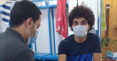 لاعبو سموحة يتلقون لقاح كورونا قبل انطلاق الموسم الجديد