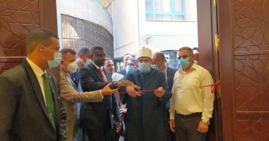 وزير الأوقاف ونظيره السودانى يشهدان افتتاح مسجد جامعة عين شمس.. صور