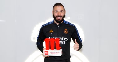 كريم بنزيما يفوز بجائزة لاعب شهر سبتمبر فى ريال مدريد