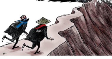 كاريكاتير اليوم.. الصين وأمريكا على حافة "الحرب الباردة"