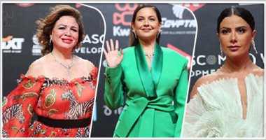 رايا أبى راشد وإلهام شاهين وصبا مبارك أول حضور ربد كاربت فيلم "أميرة"