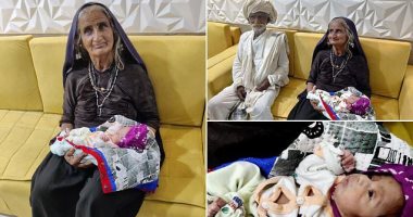 لا يأس مع الحياة.. عجوز هندية تصبح أما فى السبعين من عمرها.. صور وفيديو