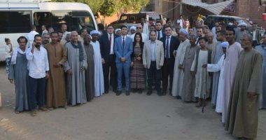 وفد تنسيقية الأحزاب يختتم زيارته لمحافظة أسوان بمركز إدفو