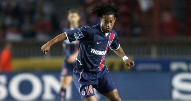 رونالدينيو يعود إلى باريس سان جيرمان اليوم فى دورى أبطال أوروبا