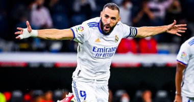بنزيما يسجل الهدف رقم 1000 لـ ريال مدريد فى دورى أبطال أوروبا