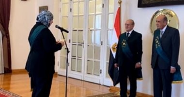 حدث تاريخى.. لحظة حلف اليمين الدستورية للقاضيات الجديدات بمجلس الدولة "فيديو"