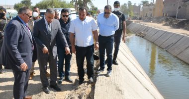 محافظ سوهاج يتابع أعمال تبطين الترع بمركز ساقلتة ضمن مبادرة حياة كريمة