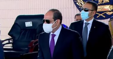 بدء حفل تخرج دفعة جديدة من أكاديمية الشرطة بحضور الرئيس السيسى