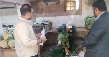 إعدام 220 كيلو خضروات وفاكهة ومنتجات غذائية غير صالحة للاستهلاك بالسويس.. صور