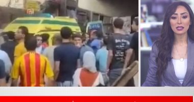 تفاصيل حادث تهشم سيارة بعد سقوطها من أعلى محور صفط اللبن (فيديو)