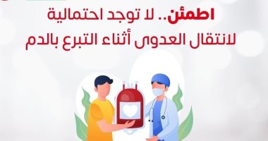 الصحة: لا احتمالية لانتقال العدوى أثناء التبرع بالدم فى السيارات المتنقلة