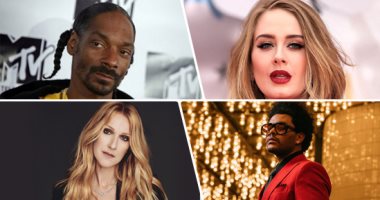 عودة "Adele" ليست الأولى.. الربع الأخير من 2021 يشهد طفرة فى عالم الموسيقى.. سنوب دوج يقترب من طرح ألبومه الجديد بمشاركة Eminem.. وذا ويكنيد وسيلين ديون يبدأن رحلاتهما الموسيقية بعد توقف عامين.. صور