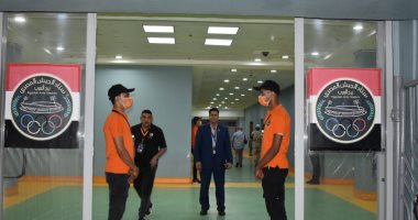 شاهد.. انتشار رجال الأمن بإستاد برج العرب قبل مباراة الزمالك وتوسكر