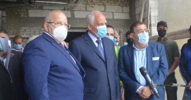 محافظ الجيزة ورئيس جامعة القاهرة يتفقدان مستشفى ثابت ثابت المقرر إنجازه نهاية 2021