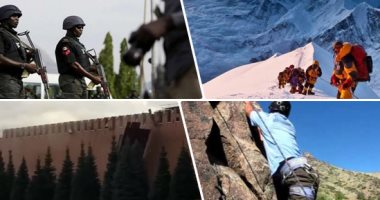 العالم هذا المساء.. فرار سجناء بعد هجوم مسلح على سجن جنوب غربى نيجيريا.. مصرع 7 من فريق لتسلق الجبال إثر سوء الأحوال الجوية شمالى الهند.. سقوط "سقالات" وجزء من جدار الكرملين بسبب الرياح الشديدة والأمطار