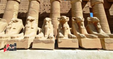 متحف مفتوح أمام العالم.. أول بث مباشر من داخل مشروع كباش الكرنك بعد التطوير
