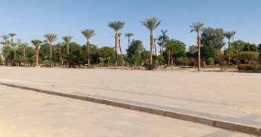 أعمال تطوير ساحة معابد الكرنك استعدادا لاحتفالية طريق الكباش.. صور 