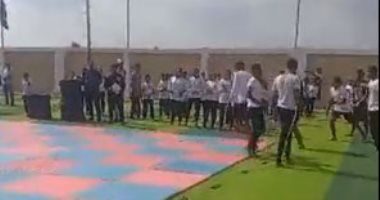 محافظ كفر الشيخ يفتتح الملعب التدريبى السباعى بمركز شباب قونة.. لايف