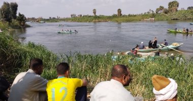 "غواصين الخير" من 5 محافظات يشاركون بالبحث لـ8 أيام عن جثة غريق القليوبية.. لايف