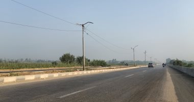 أجواء خريفية ببنى سويف.. حالة الطقس على طريق مصر - أسوان الزراعى.. لايف