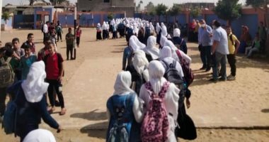 نقل طالبات مدرسة الإعدادية بنات للمعهد الدينى ببهبشين بنى سويف لتقليل الكثافة