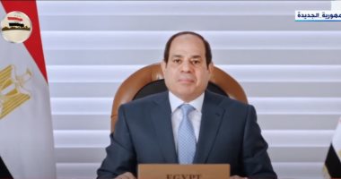الرئيس السيسي: علينا إعلاء قيم التعاون والمشاركة خلال إدارة ملف المياه