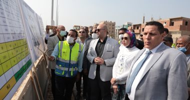 شاهد الأعمال النهائية للمرحلة الأولى من مشروع كوبري الميمون ببنى سويف.. صور