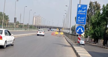 محافظة الجيزة تنفذ أعمال صيانة كوبرى الساحل ومحور صفط اللبن.. صور
