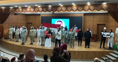 فريق موهوبين الدقهلية يحتفي بذكرى انتصارات أكتوبر المجيدة بعرض مسرحي.. لايف وصور