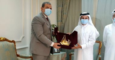 محمد سعفان يبحث مع غرفة التجارة بقطر مشاركة عمال مصر فى استعدادات كأس العالم