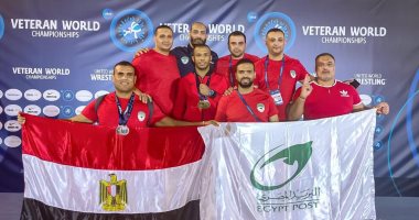البريد المصري يحصد "ذهبية وفضيتين وبرونزية" فى بطولة العالم للمصارعة