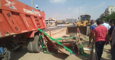 جهاز أكتوبر ينفذ حملة مكبرة لفض الأسواق العشوائية ورفع إشغالات الباعة الجائلين