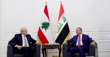العراق وجهة ميقاتى الأولى عربيا والثانية بعد باريس..رئيس حكومة لبنان يؤكد قوة العلاقات مع العراق.. اتفاق على زيادة الوقود العراقى للبنان.. الكاظمى: لن ندخر جهدا لدعم لبنان.. ميقاتى يدعو الكاظمى لزيارة بيروت