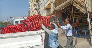 غلق 9 محال غير مرخصة ورفع 414 حالة إشغال طريق وتحرير 70 محضرا بالبحيرة