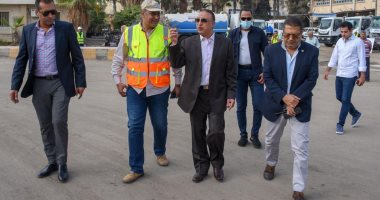 محافظ الإسكندرية يتفقد معدات شركة الصرف الصحي لمجابهة نوات الأمطار