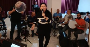 هانى شاكر ينهى بروفات حفله غدا فى العراق ضمن مهرجان بابل الدولى.. صور