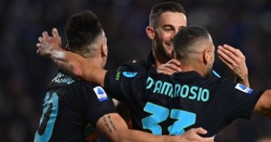 إنتر ميلان يتقدم 1-0 على إمبولي في الشوط الأول بالدوري الإيطالي