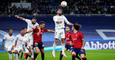 ريال مدريد فى صدارة الدوري الإسباني رغم السقوط فى فخ أوساسونا.. فيديو